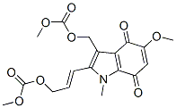 [(E)-3-[5-methoxy-3-(methoxycarbonyloxymethyl)-1-methyl-4,7-dioxo-indol-2-yl]prop-2-enyl] methyl carbonate CAS#: 114560-27-9