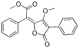 (E)-[3-Methoxy-5-oxo-4-phenylfuran-2(5H)-ylidene]phenylacetic acid methyl ester CAS#: 22628-22-4