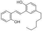 (E)-5-Hexylstilbene-2,2'-diol CAS#: 18221-53-9