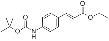 (E)-ETHYL 3-(4-(TERT-BUTOXYCARBONYLAMINO)PHENYL)ACRYLATE CAS#: 239088-81-4