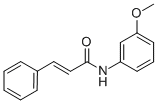 (E)-N-(3-METHOXY-PHENYL)-3-PHENYL-ACRYLAMIDE CAS#: 15116-41-3