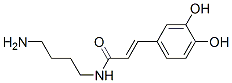 (E)-N-(4-Aminobutyl)-3-(3,4-dihydroxyphenyl)propenamide CAS#: 26148-06-1