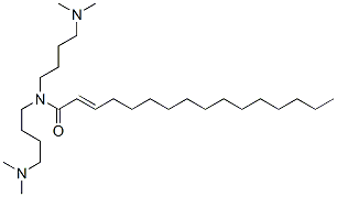 (E)-N,N-Bis[4-(dimethylamino)butyl]-2-hexadecenamide CAS#: 17232-86-9