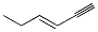 (E)-hex-3-en-1-yne CAS#: 2807-09-2