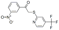 ETHANONE, 1-(3-NITROPHENYL)-2-[[4-(TRIFLUOROMETHYL)-2-PYRIDINYL]THIO]- CAS#: 263250-78-8