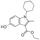 ETHYL 1-CYCLOHEXYL-5-HYDROXY-2-METHYL-1H-INDOLE-3-CARBOXYLATE CAS#: 101782-20-1