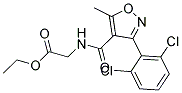 ETHYL 2-(([3-(2,6-DICHLOROPHENYL)-5-METHYL-4-ISOXAZOLYL]CARBONYL)AMINO)ACETATE CAS#: 218456-07-6