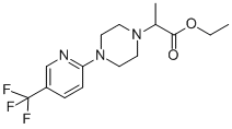 ETHYL 2-[4-[5-(TRIFLUOROMETHYL)PYRIDIN-2-YL]PIPERAZINO]PROPANOATE CAS#: 260555-47-3