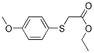 ETHYL 2-[(4-METHOXYPHENYL)SULFANYL]ACETATE CAS#: 28743-98-8