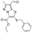 ETHYL 2-(BENZYLSULFANYL)-7-FORMYL-6-METHYLPYRAZOLO[5,1-B][1,3]THIAZOLE-3-CARBOXYLATE CAS#: 263553-82-8