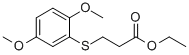 ETHYL 3-[(2,5-DIMETHOXYPHENYL)THIO]PROPANOATE CAS#: 255377-87-8