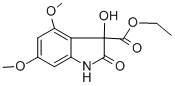 ETHYL 3-HYDROXY-4,6-DIMETHOXY-2-OXOINDOLINE-3-CARBOXYLATE CAS#: 23659-85-0