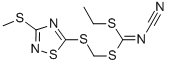 ETHYL ([3-(METHYLTHIO)-1,2,4-THIADIAZOL-5-YLTHIO]METHYL) CYANOCARBONIMIDODITHIOATE CAS#: 109348-94-9