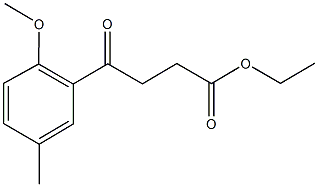 ETHYL 4-(2-METHOXY-5-METHYLPHENYL)-4-OXOBUTANOATE CAS#: 108124-66-9