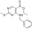 ETHYL 4-(BENZYLAMINO)-2-(METHYLTHIO)PYRIMIDINE-5-CARBOXYLATE CAS#: 100973-67-9