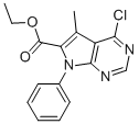 ETHYL 4-CHLORO-5-METHYL-7-PHENYL-7H-PYRROLO[2,3-D]PYRIMIDINE-6-CARBOXYLATE CAS#: 245728-43-2