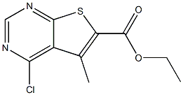 ETHYL 4-CHLORO-5-METHYLTHIENO[2,3-D]PYRIMIDINE-6-CARBOXYLATE CAS#: 101667-98-5