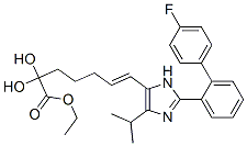 ETHYL (4-FLUOROPHENYL-ISOPROPYL-2-PHENYL-IMIDAZOL-5-YL)DIHYDROXY-6-HEPTENOAT98% CAS#: 109083-30-9