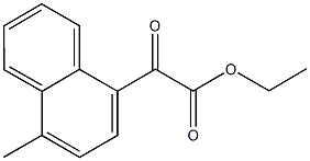 ETHYL 4-METHYL-1-NAPHTHOYLFORMATE CAS#: 101093-81-6