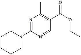 ETHYL 4-METHYL-2-(PIPERIDIN-1-YL)PYRIMIDINE-5-CARBOXYLATE CAS#: 100451-18-1