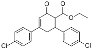 ETHYL 4,6-BIS(4-CHLOROPHENYL)-2-OXO-3-CYCLOHEXENE-1-CARBOXYLATE CAS#: 26379-96-4