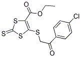 ETHYL 5-([2-(4-CHLOROPHENYL)-2-OXOETHYL]SULFANYL)-2-THIOXO-1,3-DITHIOLE-4-CARBOXYLATE CAS#: 105623-82-3