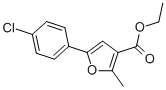 ETHYL 5-(4-CHLOROPHENYL)-2-METHYL-3-FUROATE CAS#: 111787-84-9