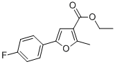 ETHYL 5-(4-FLUOROPHENYL)-2-METHYL-3-FUROATE CAS#: 111787-83-8