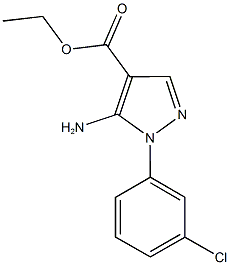 ETHYL 5-AMINO-1-(3-CHLOROPHENYL)-1H-PYRAZOLE-4-CARBOXYLATE CAS#: 15001-08-8
