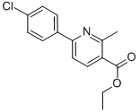 ETHYL 6-(4-CHLOROPHENYL)-2-METHYLPYRIDINE-3-CARBOXYLATE CAS#: 108715-11-3