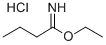 ETHYL BUTYRIMIDATE HYDROCHLORIDE CAS#: 2208-08-4