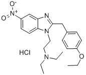 ETONITAZENE HYDROCHLORIDE--DEA SCHEDULE I ITEM CAS#: 2053-25-0