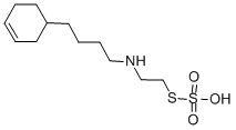 Ethanethiol, 2-(4-(cyclohexen-3-ylbutyl)amino)-, hydrogen sulfate (est er) CAS#: 19143-00-1