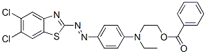 Ethanol, 2-[[4-[(5,6-dichloro-2-benzothiazolyl)azo]phenyl] ethylamino]-, benzoate(ester) CAS#: 26460-20-8