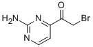 Ethanone, 1-(2-amino-4-pyrimidinyl)-2-bromo- (9CI) CAS#: 106157-91-9
