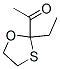 Ethanone, 1-(2-ethyl-1,3-oxathiolan-2-yl)- (9CI) CAS#: 211740-04-4