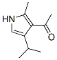 Ethanone, 1-[2-methyl-4-(1-methylethyl)-1H-pyrrol-3-yl]- (9CI) CAS#: 100131-78-0