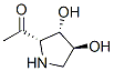 Ethanone, 1-[(2S,3S,4S)-3,4-dihydroxy-2-pyrrolidinyl]- (9CI) CAS#: 213314-75-1