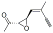 Ethanone, 1-[3-(2-methyl-1-buten-3-ynyl)oxiranyl]-, [2alpha,3beta(Z)]- (9CI) CAS#: 111399-76-9
