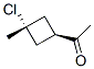 Ethanone, 1-(3-chloro-3-methylcyclobutyl)-, cis- (9CI) CAS#: 107693-41-4