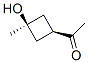Ethanone, 1-(3-hydroxy-3-methylcyclobutyl)-, trans- (9CI) CAS#: 107693-34-5