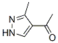 Ethanone, 1-(3-methyl-1H-pyrazol-4-yl)- (9CI) CAS#: 105224-04-2