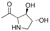 Ethanone, 1-[(3R,4R)-3,4-dihydroxy-2-pyrrolidinyl]- (9CI) CAS#: 213314-68-2
