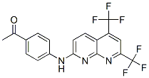 Ethanone, 1-[4-[[5,7-bis(trifluoromethyl)-1,8-naphthyridin-2-yl]amino]phenyl]- (9CI) CAS#: 241488-41-5