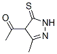 Ethanone, 1-(4,5-dihydro-3-methyl-5-thioxo-1H-pyrazol-4-yl)- (9CI) CAS#: 211988-12-4