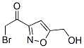 Ethanone, 2-bromo-1-[5-(hydroxymethyl)-3-isoxazolyl]- (9CI) CAS#: 104776-72-9