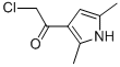 Ethanone, 2-chloro-1-(2,5-dimethyl-1H-pyrrol-3-yl)- (9CI) CAS#: 19597-16-1