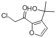 Ethanone, 2-chloro-1-[3-(1-hydroxy-1-methylethyl)-2-furanyl]- (9CI) CAS#: 231297-30-6