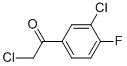 Ethanone, 2-chloro-1-(3-chloro-4-fluorophenyl)- (9CI) CAS#: 203251-37-0