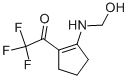 Ethanone, 2,2,2-trifluoro-1-[2-(hydroxymethylamino)-1-cyclopenten-1-yl]- (9CI) CAS#: 252055-20-2